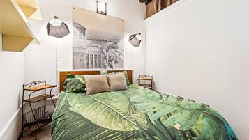 1 chambre, fer et planche Ă repasser, Wi-Fi gratuit, draps fournis