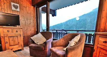 Bright Savoyard 3-Room Apartment - 52m² - Sleeps 7 - Near Center & Ski Lifts