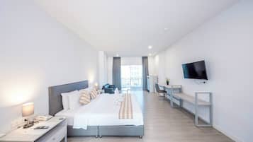 Premium-Doppelzimmer zur Einzelnutzung, 1 King-Bett, Nichtraucher, Klimaanlage | 1 Schlafzimmer, Minibar, Schreibtisch, laptopgeeigneter Arbeitsplatz