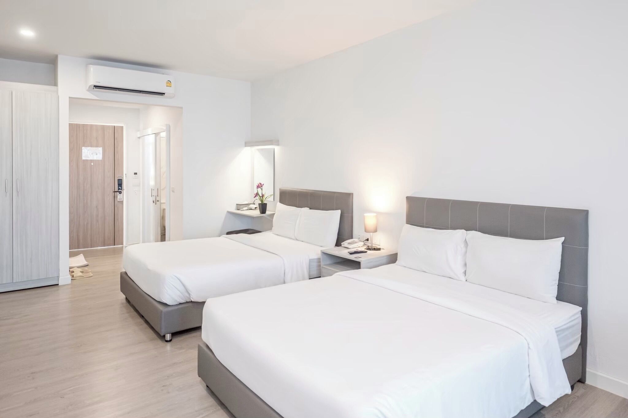 Premium Twin Room, 2 Queen Beds, Non Smoking, Air conditioning | Minibar, desk, laptop workspace, blackout drapes