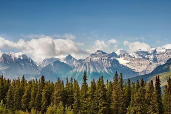 The Lake Louise Ski Resort is a five-minute drive away