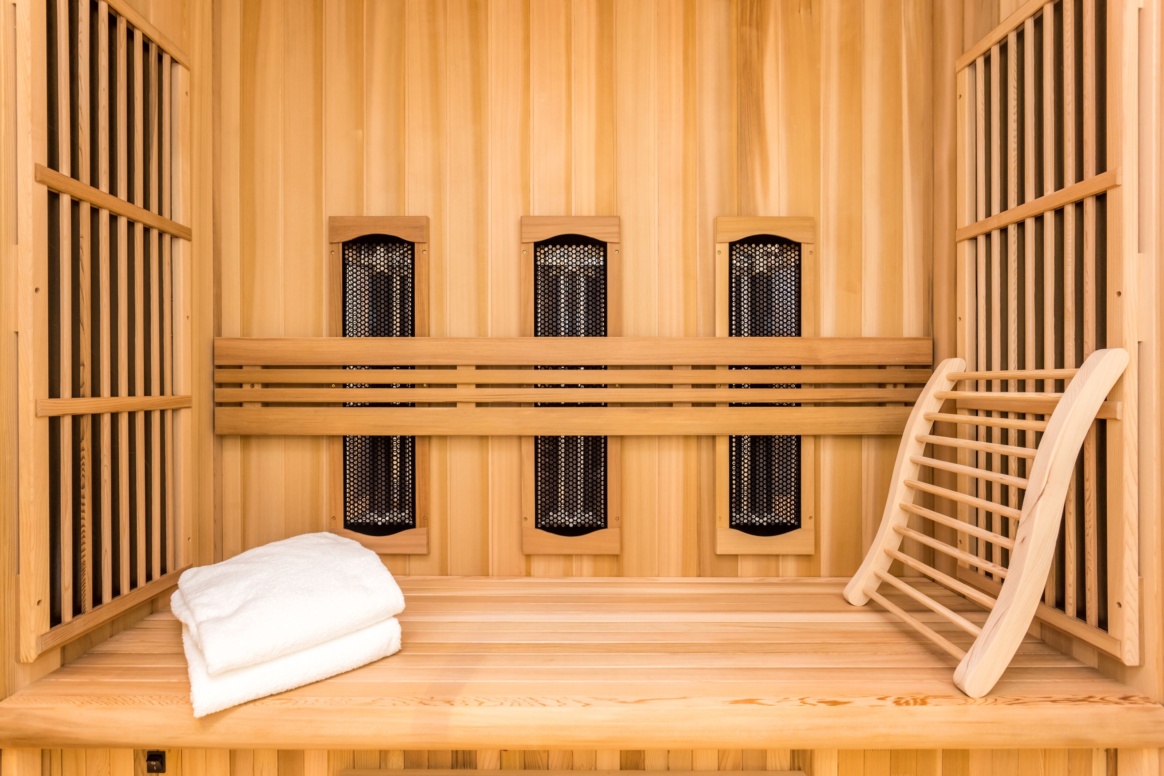 superior suite (wellness and deluxe) | bathroom | hair dryer, slippers, towels