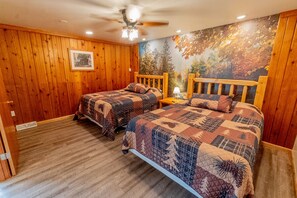 3 bedrooms, iron/ironing board, internet, bed sheets