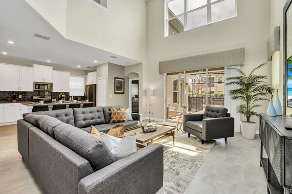 House, 5 Bedrooms | Living room - "boutique" Style Home Near Disney! 5 Bedroom Home by RedAwning (Kissimmee)