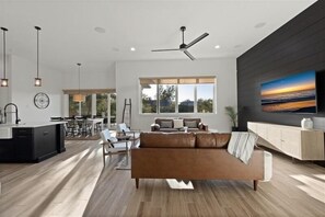 Ferienhaus, 4 Schlafzimmer | Wohnzimmer