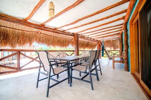 Outdoor dining - 3BR House Tiburon Ballena (Holbox)