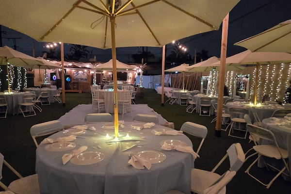 Espace banquet en plein air