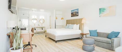1 chambre, bureau, fer et planche à repasser, Wi-Fi gratuit