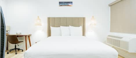 1 室のベッドルーム、デスク、アイロン / アイロン台、WiFi (無料)