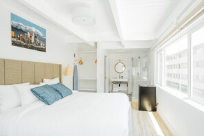 1 chambre, bureau, fer et planche à repasser, Wi-Fi gratuit