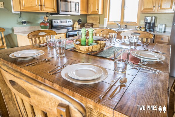 Dining - Inviting Ski-In/Out Big Horn Home!Fireplace, Walk to Resort or Lake Lavinsky! (Big Sky)