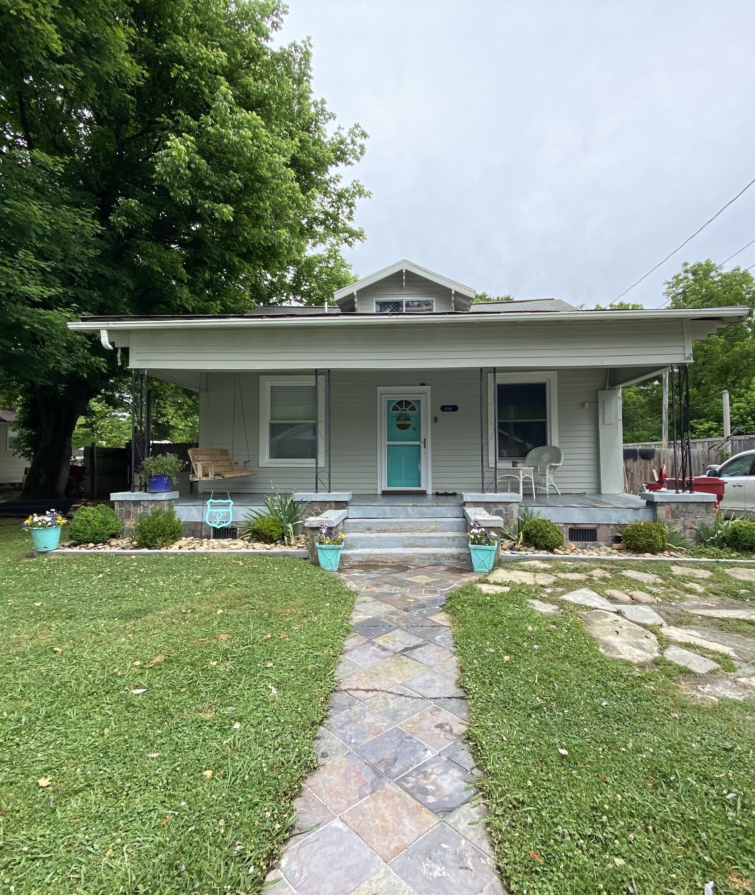 Unique “tile house” - 1 block from hospitals and ETSU.