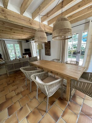 Dining - Seignosse Les Estagnots Villa "Assouinde" 4* - Charm, comfort and beach on foot - wifi (SEIGNOSSE)