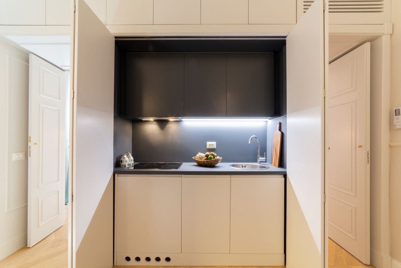 Kühlschrank, Herdplatte, Geschirrspüler