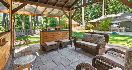 Phenomenal Single Level Home Featuring Incredible Outdoor Golf Option w/ Gazebo, Fire-Pit, and Patio