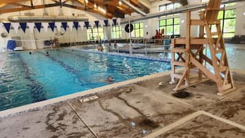 Indoor pool, outdoor pool
