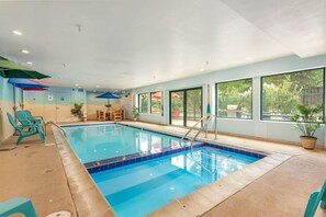 Indoor pool, a heated pool