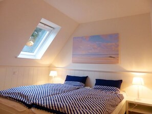 2 soveværelser, pengeskab på værelset, Wi-Fi, sengetøj