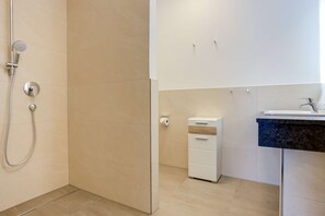 Shower, hair dryer