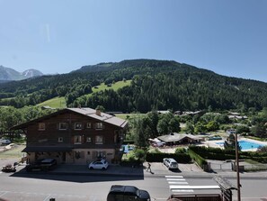 Exterior - 2-room apartment + mountain corner, south-facing balcony, village center (Le Grand-Bornand)