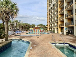 Indoor pool, a heated pool