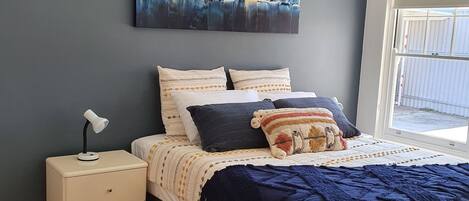 2 bedrooms, iron/ironing board, travel crib, free WiFi