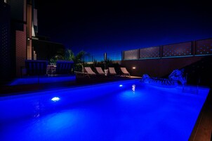 Apartamento premium, 1 quarto, piscina particular | Terraço/pátio