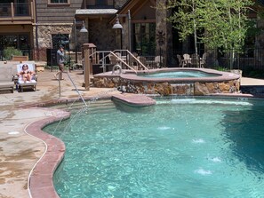 Indoor pool, outdoor pool