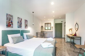 Superior Studio Aphrodite | In-room safe, free cribs/infant beds, free WiFi, bed sheets - 3 Goddesses (Skiathos)