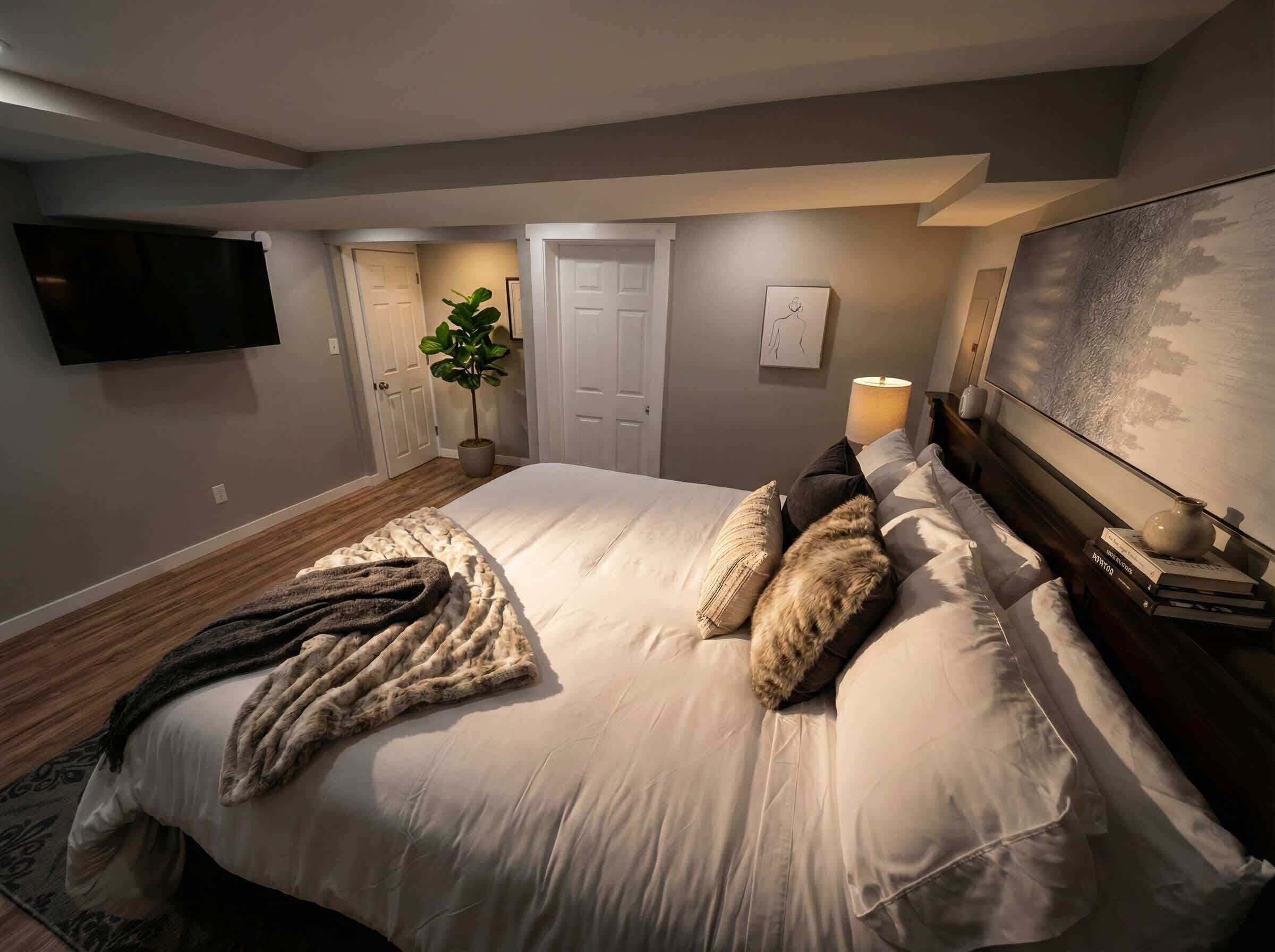 3 bedrooms, iron/ironing board, WiFi, bed sheets