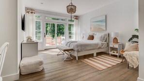 5 bedrooms, iron/ironing board, travel cot, Internet