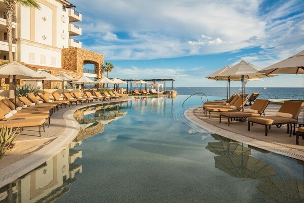 Outdoor pool, a heated pool - Luxurious 5 Diamond Resort One Bedroom Deluxe  in 2 Prime Locations (Cabo San Lucas)