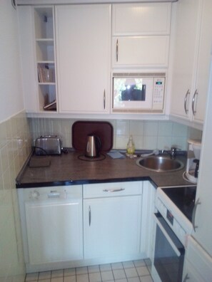 KĂŒhlschrank, Mikrowelle, Ofen, Herdplatte