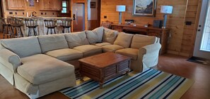 TV connectée, cheminée