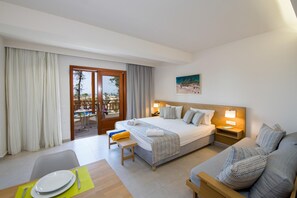 Studio | In-room safe, individually furnished, blackout drapes, soundproofing - Omega Platanias (Platanias)