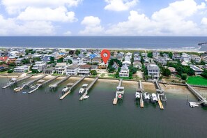Marina - Wrightsville Beach house 4 Bdr on the South End with Sunset Views of the Channel (Wrightsville Beach)