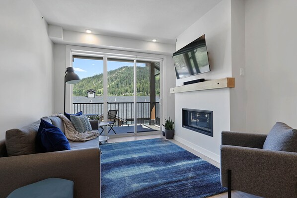 Smart TV, chimenea, Netflix y servicios de streaming 