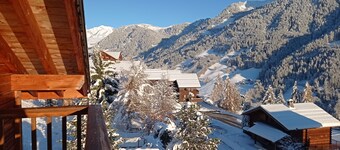 Duplex 50m2 pied des pistes 6 pers les saisies hauteluce / contamines montjoie