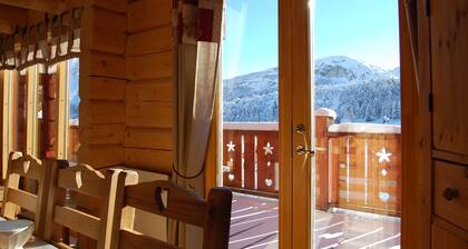 Chalet de Charme, Apadelou, 12 Pers, Pied des Pistes, 5 Chambres, 3 Sdb, 3 Wc