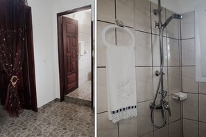 Dusche, Seife, Toilettenpapier