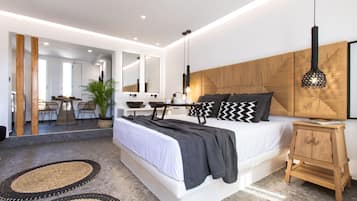 Studio Suite Deluxe | 2 phòng ngủ, bộ đồ giường cao cấp, chăn bông, nệm có lớp đệm bông
