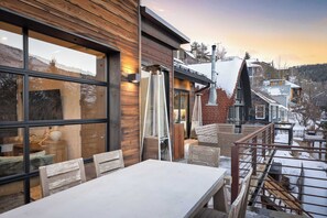 Outdoor dining - The Ontario | 5BR Epic Views, Heart of Park City (Park City)