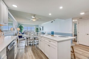 Microwave, dishwasher, coffee/tea maker, toaster - This absolutely beautiful 3 bedroom, 2 bath condo completely remodeled into a stunning beach home. (Ocean City)