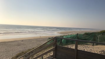 Playa en los alrededores y camastros