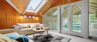 Beautiful home in Sydals with sauna