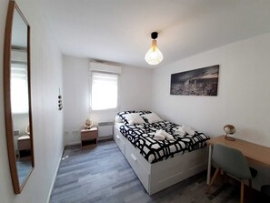 3 habitaciones y ropa de cama 