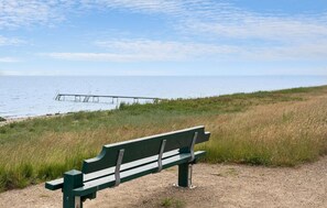 Vlak bij het strand