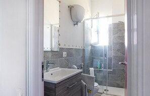Shower, hair dryer