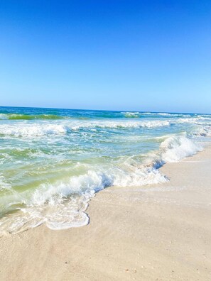On the beach