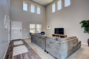 Smart TV, table football, ping pong